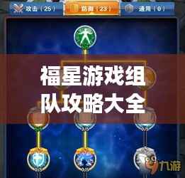 福星游戏组队攻略大全,最新指南助你轻松上分!